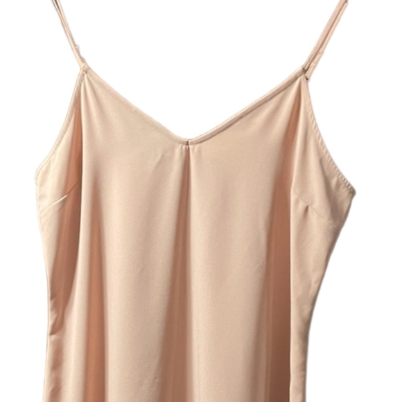 💕💕Love, Fire Pink Cami Slip Dress with Adjustable Spaghetti Strap… - Picture 9 of 16
